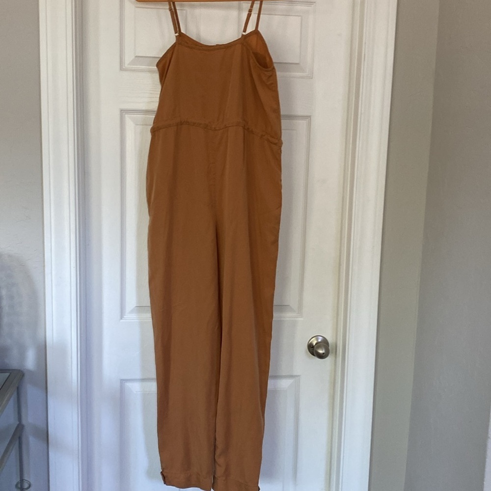 Amanda Woven Jumpsuit in Bronze - AMUSE SOCIETY - Revolve - Picture 6 of 9